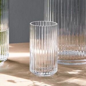 Lyngby Glass 5-Inch Fluted Vase